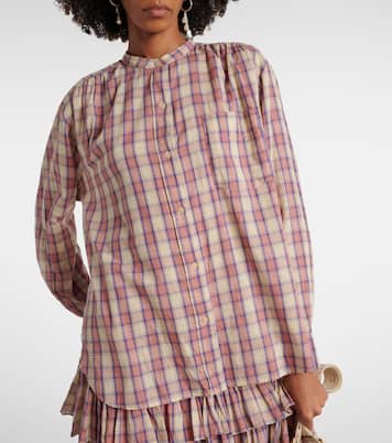 Camicia in voile di cotone a quadri | Marant Etoile