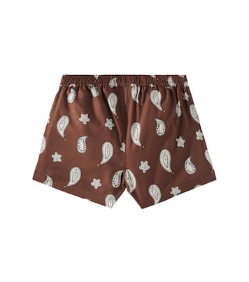 Bermudas de algodón con paisley | Mini Rodini