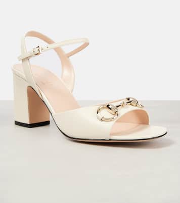 Horsebit leather sandals | Gucci