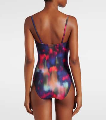 Comete printed sequined swimsuit | Eres