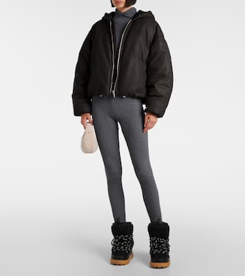 Wattierte Jacke aus Leder | Miu Miu