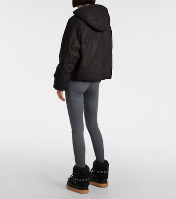 Wattierte Jacke aus Leder | Miu Miu