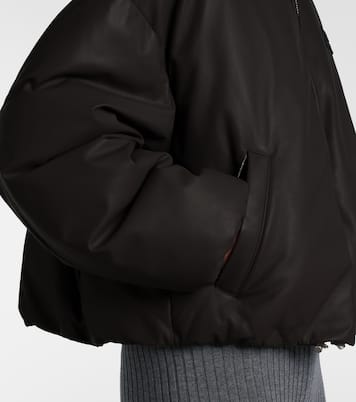 Wattierte Jacke aus Leder | Miu Miu