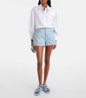 Verzierte Espadrille-Sandalen mit Leder | Mach & Mach