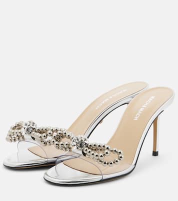Double Bow embellished sandals | Mach & Mach