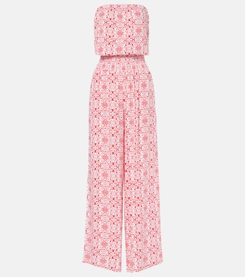 Combi-pantalon Naomi en coton à fleurs | Melissa Odabash