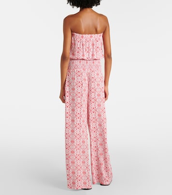 Combi-pantalon Naomi en coton à fleurs | Melissa Odabash