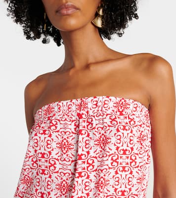 Combi-pantalon Naomi en coton à fleurs | Melissa Odabash
