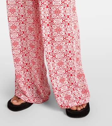 Combi-pantalon Naomi en coton à fleurs | Melissa Odabash