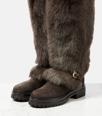 Botas de nieve Maverick de ante y borrego | Gianvito Rossi