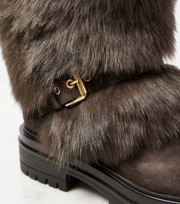 Botas de nieve Maverick de ante y borrego | Gianvito Rossi