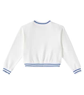 Felpa DG in jersey di cotone | Dolce&Gabbana Kids