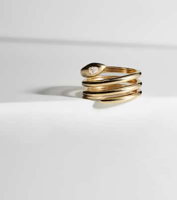 Bague en or 14 ct et diamant | Stone and Strand