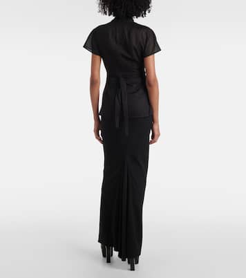 Top a portafoglio Laura in cotone | Rick Owens