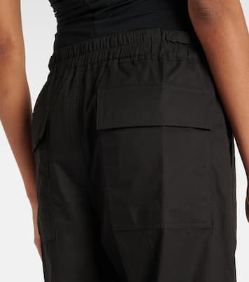 Pantaloni regular Dietrich Drawstring in cady di crêpe  | Rick Owens