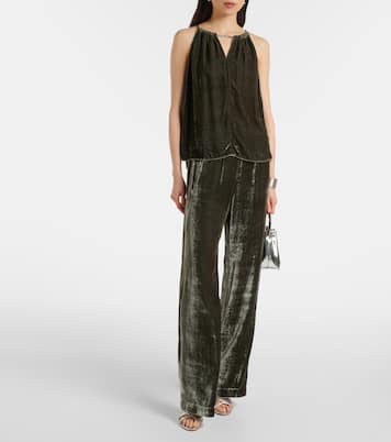 Top Aleah in velluto | Velvet