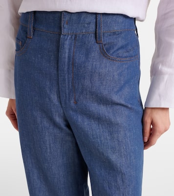 Pantaloni a gamba larga Dante in twill di lino | 'S Max Mara