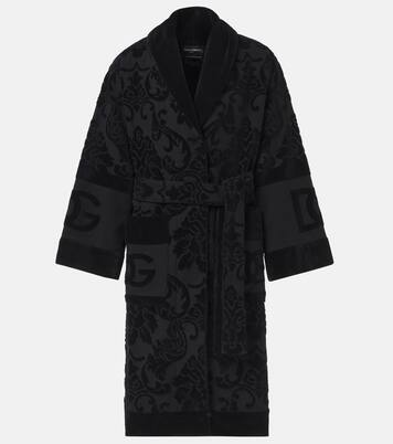 Accappatoio DG in spugna di cotone | Dolce&Gabbana Casa