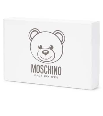 Bébé – Combi-short Teddy Bear en coton | Moschino Kids