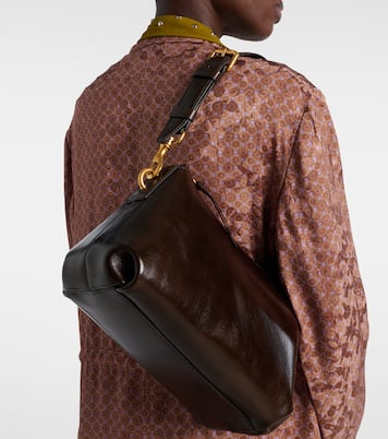 Grip Small leather shoulder bag | Dries Van Noten