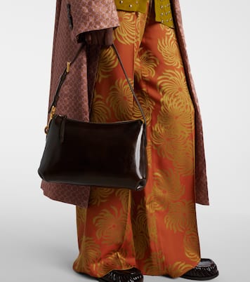 Grip Small leather shoulder bag | Dries Van Noten