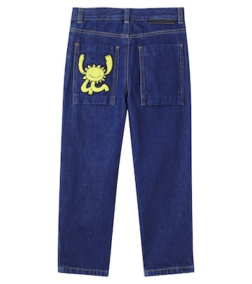 Embroidered straight jeans  | Stella McCartney Kids