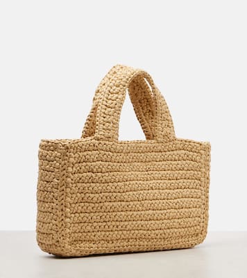Cabas Viva Superstar Small en raphia | Valentino Garavani