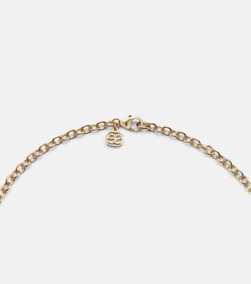 Puffy Icon Heart 14kt gold pendant with diamonds  | Sydney Evan