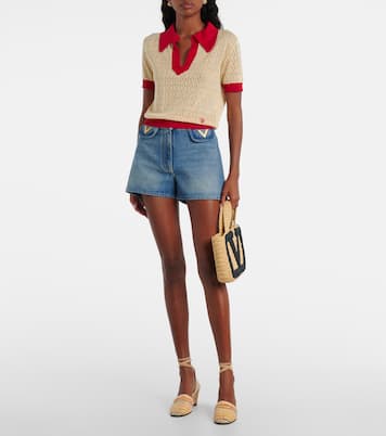 La Cruisette 75 espadrille wedges | Valentino Garavani