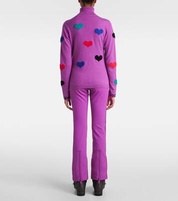 Bacio appliqués turtleneck sweater | Goldbergh
