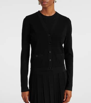 Cardigan T Monogram en jacquard | Tory Burch