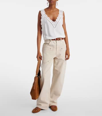 Balfy bow-detail suede ballet flats | Isabel Marant