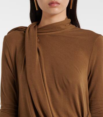 Draped jersey top | Entire Studios
