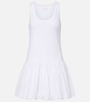 Isla cotton-blend poplin minidress | Velvet