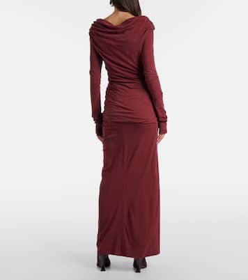 Taut cotton-blend jersey top | Entire Studios