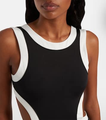 Dolce cutout swimsuit  | Staud