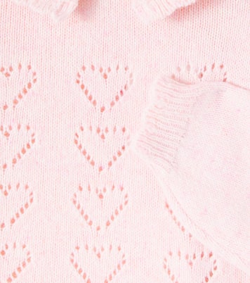 Monna pointelle wool-blend sweater | Bebe Organic