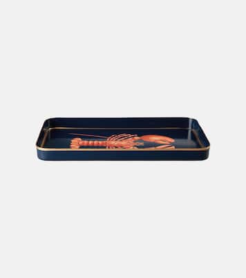 Lobster painted iron tray | Les-Ottomans
