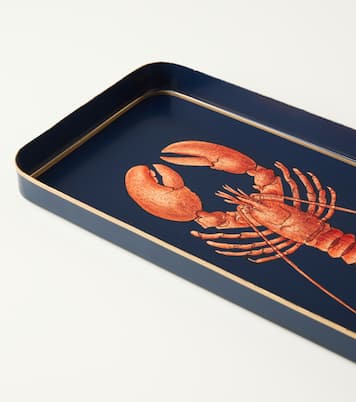 Lobster painted iron tray | Les-Ottomans