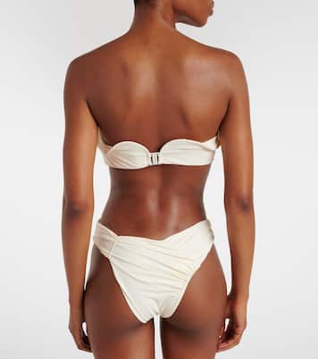 Floral-appliqué bikini top | Magda Butrym