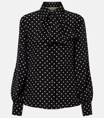 Chemise en soie à pois | Valentino