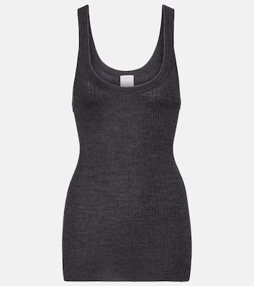 Ella ribbed-knit wool tank top | Calvin Klein