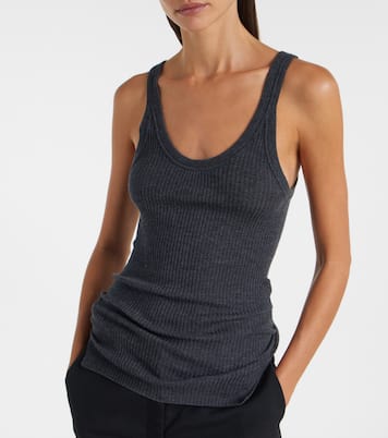 Ella ribbed-knit wool tank top | Calvin Klein