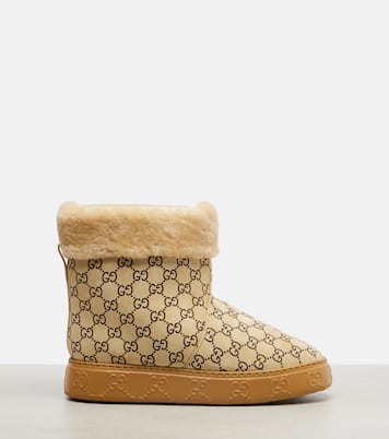 GG suede ankle boots | Gucci