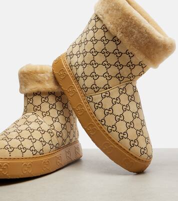 GG suede ankle boots | Gucci