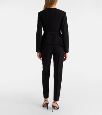 Crêpe slim pants | Roland Mouret
