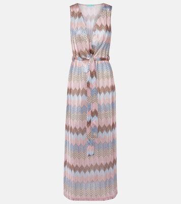 Bria belted knitted maxi dress | Melissa Odabash