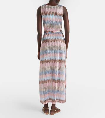 Bria belted knitted maxi dress | Melissa Odabash