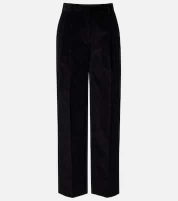Deep Pleat cotton corduroy wide-leg pants | Toteme