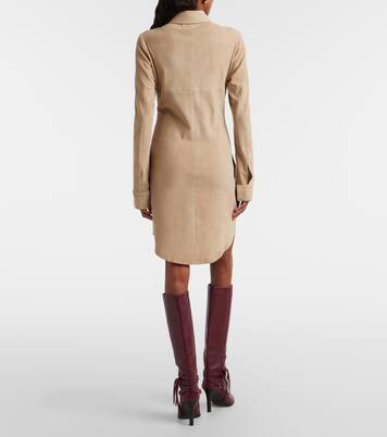 Geraldine suede shirt dress | Stouls